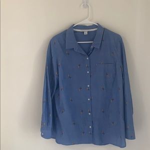 Old Navy Classic Shirt in Parrot Print